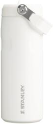 STANLEY 1913 Flip Straw, sticlă cu pai 0.47L - Pahar termo răcește 8 ore - Gheață rece 40 ore - Fără BPA - Etanș - Pentru suport pahare - Lavabil în mașina de spălat vase - Frost - 100000112669 (10-12110-118)