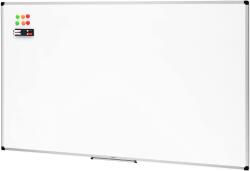 Amazon Basics Tablă albă magnetică Amazon Basics cu cadru din aluminiu, suport pentru pix, 6 magneți, 1 gumă de șters și 2 markere pentru birou și casă, montare pe perete, șters uscat, 90cm x 60cm - 1548964572 (154