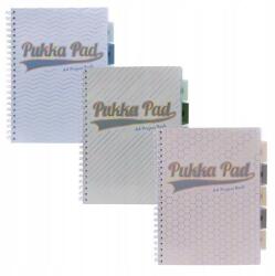 Pukka Pad Spirálfüzet "Haze Project Book", minták keveréke, A4, vonalas, Pukka Pad
