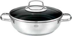 RÖSLE Tava de servire RÖSLE ELEGANCE ProCera, antiaderentă, elegantă și eficientă - Ø 28 cm, rezistentă la căldură până la 260 °C, acoperire ceramică, argintiu/negru, oțel inoxidabil 18/10 - 130409 (130409)