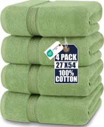 Utopia Towels Set prosoape de baie Utopia Towels pachet 4, 69 x 137 cm, verde salvie - UT0495 (UT0495) Prosop