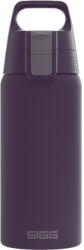 SIGG - Sticlă de băut izolată - Termos Shield Therm One Nocturne - băuturi carbogazoase - etanșă - lavabilă în mașina de spălat vase - fără BPA - 90% oțel inoxidabil reciclat - violet închis - 0, 5L - 6022