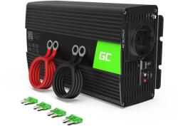 Green Cell 1000W/2000W 12V la 230V Volt Convertor de tensiune pentru mașină Invertor de putere Invertor solar Convertor DC AC Convertor de curent Vehicule Caravană Încărcător pentru mașină cu undă sinusoidală mo