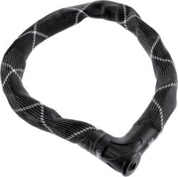 ABUS Lacăt ABUS Iven Chain 8210 - lacăt pentru bicicletă din oțel călit - cu acoperire din fibră sintetică, nivel de siguranță 10 - 85 cm - negru - 55152 (55152)