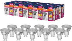 OSRAM Lampă LED Osram LED Star Value PAR16 pentru bază GU10, lampă reflector, GL, 575 lumeni, alb cald (3000K), înlocuitor pentru becuri convenționale de 80W, neregulabile, pachet de 10 - 4058075096776
