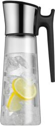WMF Carafă de apă WMF Basic cu mâner 1, 5 litri, carafă de sticlă cu capac 1, 5 l, capac de silicon, închidere closeup - 618046040 (618046040)