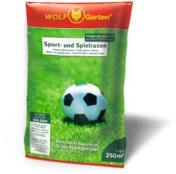WOLF-Garten WOLF-Garten Sports & Play Lawn LG 250 (pentru 250 m2, rapid de utilizat și anti-alunecare, gazon durabil pentru terenuri de sport și locuri de joacă, grădină de acasă, potrivit pentru toate tipurile d