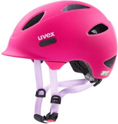 uvex OYO - Casca usoara de bicicleta pentru copii - protectie laterala integrata - extensibila cu lumina LED - Berry - Violet mat - 45-50 cm - S4100490615 (S4100490615)