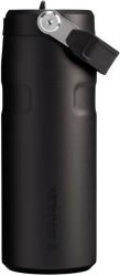 STANLEY 1913 Flip Straw, sticlă de băut cu pai, 0, 47L - cană termică ce răcește 8 ore - ține la rece 40 de ore - fără BPA - etanșă - pentru suporturi de pahare - lavabilă în mașina de spălat vase - Negru 2.0