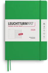 Leuchtturm1917 372646 Calendar săptămânal și compoziție caiet (B5) 2026, frunză de primăvară, engleză (372646)