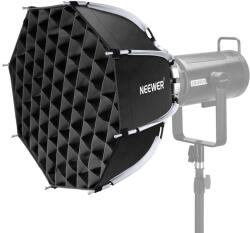NEEWER Softbox octogonal de 45cm, montură Bowens, cu grilaj Honeycomb, geantă pentru RGB CB60, CB60B, CB200B, MS60B, MS60C, MS150B, S101-300W/400W Pro Vision 4 Q4, NS21P