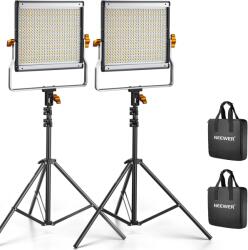 NEEWER 2er Pack lumini video LED Bi Color 480 dimmabile, 3200K-5600K - NL480 (NL480)