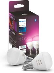 Philips White and Color Ambiance Luster E14, set 2 bucăți (929003573602)