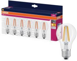 OSRAM LED Star VALUE A60, pachet avantajos cu 60 surse de iluminat, înlocuiește becurile tradiționale de 60W, cald alb (2700K), 6.5W, soclu E27, sticlă mată, nedimabil. - 4058075845671