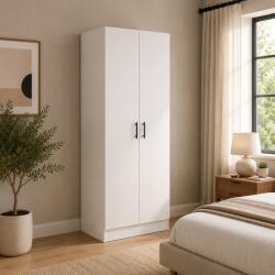 haaus Dulap Remi, 2 Usi, Alb, 80 x 51 x 170 cm (930448)