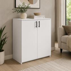 haaus Comoda Creta, 2 Usi, Alb, 80 x 42 x 90 cm (930363)