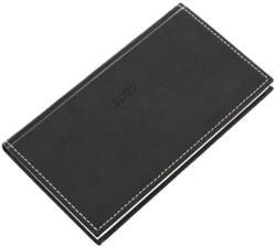Realsystem Agendă de buzunar REALSYSTEM Bolero, format orizontal, galben, cu coperți negre, 2027 (5712-11)