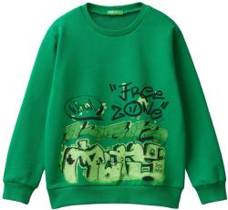 Benetton Zöld Pamut Gyerek Pulóver 122 7FA