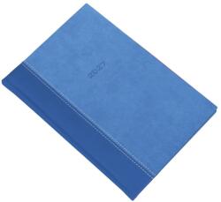 REALSYSTEM Agendă REALSYSTEM Linett B/5 săptămânală, pagini albe, albastru-albastru, 2027 (5611-36)