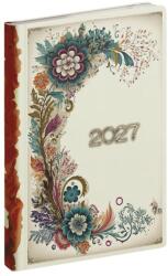 Realsystem Agendă de buzunar REALSYSTEM Fiestina B/6, săptămânală, în format vertical, cu pagini albe, Face 2027 (5411-66)