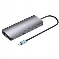 i-tec Usb-c Metal Nano 3x Kijelző Dokkoló, 2x Hdmi 1x Usb-c videó, Tápellátás (C31NANOTRIPLEDOCKPD)