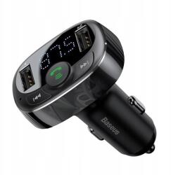 Baseus Fm bluetooth transmitter 4.2 MP3 autós töltő 2x Usb 3.4A (CCTM-01)
