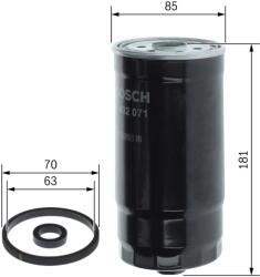 Bosch Filtru combustibil BOSCH F 026 402 071 (F 026 402 071) - fixbox