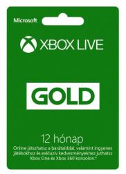 Microsoft Xbox Live Gold 12 Month Membership