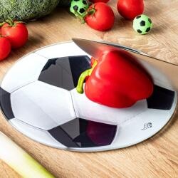 Gadget Master Tocător din sticlă cu model minge de fotbal Tocator
