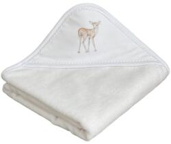 Cotton & Sweets Prosop de baie din bumbac pentru nou-născuți Cotton&Sweets Fawn 80x80 - Vanilla