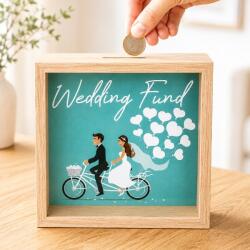 OOTB Pusculita din lemn Wedding Fund