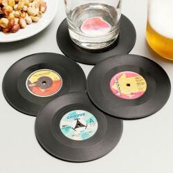 OOTB Set suport pahare retro discuri vinil (4 buc)