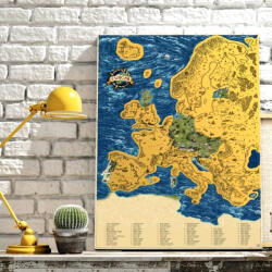 Giftio Harta razuibila a Europei Deluxe