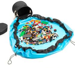 Gadget Master Cos de jucarii cu covor de joaca - albastru