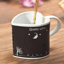 Gadget Master Cana termosensibila inima Guess who loves you