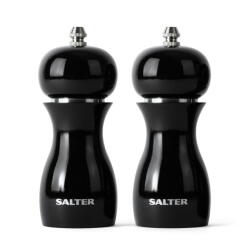 Salter 7613 BKXRA Gloss, Sare si Piper, 2 buc, Negru (T-MLX55141)