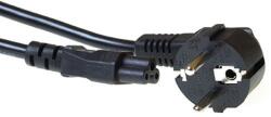 ACT Powercord, conector de rețea Schuko CEE 7/7 tată (înclinat) - C5 IEC, 1, 5 m, negru (AK5408)