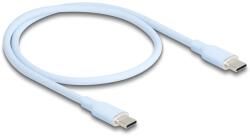 Delock Cablu Delock USB 2.0 cu conector USB Type-C - conector PD 3.0 60 W, 0, 5 m, albastru, silicon
