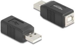 Delock Adaptor Delock USB 2.0: conector USB de tip A (masculin) - conector USB de tip B (feminin)