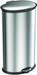 EKO Cos de gunoi cu pedala, EKO, Ellipse, 30 litri, 1 compartiment, inox (932530) Cos de gunoi