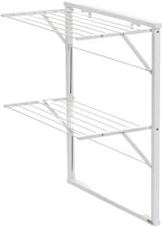 Arredamenti Italia Suport prosoape pentru radiator, Arredamenti Italia, Klaus, 2 niveluri, alb (2.A608024)