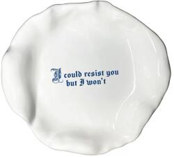 Incartato Ceramics Farfurie ceramica, Incartato Ceramics, Resist, The Issues Collection, Ø 22 cm, alb (DPRESIST)