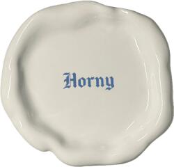 Incartato Ceramics Farfurie ceramica, Incartato Ceramics, Horny, The Issues Collection, Ø 17 cm, alb (BPHORNY)