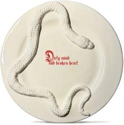 Incartato Ceramics Farfurie ceramica, Incartato Ceramics, Dirty mind, Ø 28 cm, ivoire (FPDIRTY)