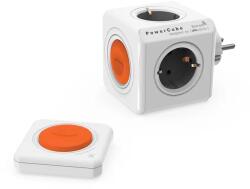 allocacoc Prelungitor cubic cu telecomanda, Powercube by Allocacoc, 4 prize, alb (2.1510/EUORRM)