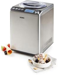 DOMO Masina de inghetata si sorbet cu compresor, DOMO, 2.5 litri, inox (2.DO9232I) Masina de inghetata