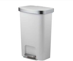 EKO Cos de gunoi cu pedala, EKO, Hana, 25+25 litri, 2 compartimente, alb (625550W) Cos de gunoi
