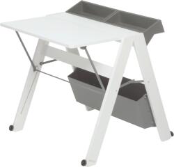 FoppaPedretti Birou din lemn masiv mobil 2in1, Foppapedretti, ALLIEVA, alb (9900327110) Masa de cafea