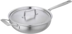 KUHN RIKON Tigaie din otel inoxidabil cu capac, Ø 24 cm, Kuhn Rikon, Culinary Fiveply, inox (37887)