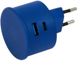 Pedestal Adaptor priza, Pedestal, USB-A/USB-C, albastru (996160006)